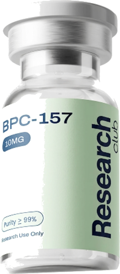 A lyophilized peptide vial, labeled BPC-157 10mg, of the kind submitted for certification